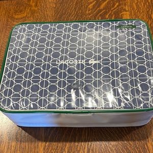 Lacoste Twin Tennis Sheet Set in Deep Cobalt Blue